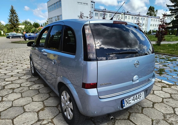 Opel Meriva cena 13550 przebieg: 140337, rok produkcji 2008 z Elbląg małe 326